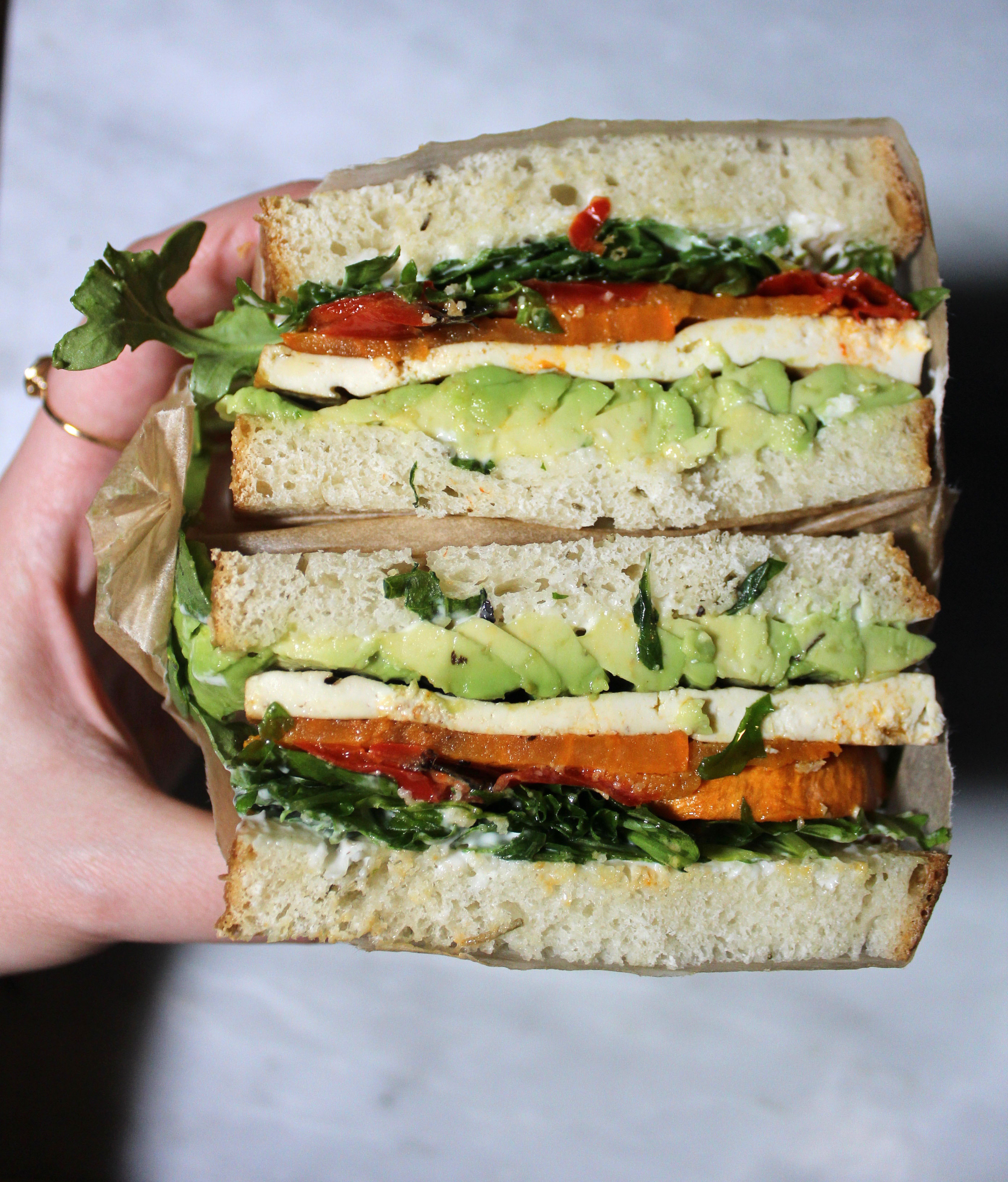 Balsamic Tofu Sandwiches